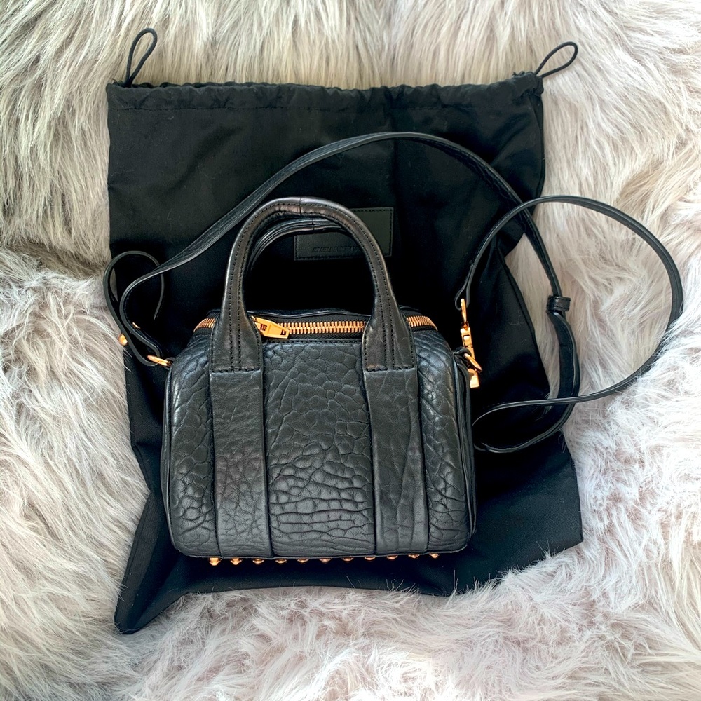 ALEXANDER WANG 'Mini Rockie - Rose Gold' Leather